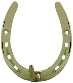 img 1 attached to 🔗 Brass Horseshoe Hook by Intrepid International