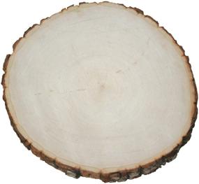 img 1 attached to 🪵 Wilson Wood Decor 40004 Basswood Thick Round, 12-14 inches