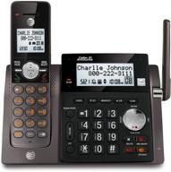 📞 at&t cl83143 dect 6.0 cordless phone: digital answering system, caller id (expandable up to 12 handsets, black) logo