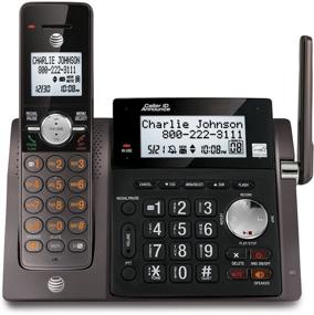img 3 attached to 📞 AT&T CL83143 Dect 6.0 Cordless Phone: Digital Answering System, Caller ID (Expandable up to 12 Handsets, Black)
