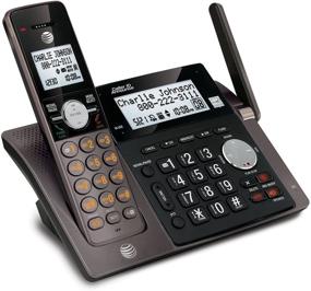 img 2 attached to 📞 AT&T CL83143 Dect 6.0 Cordless Phone: Digital Answering System, Caller ID (Expandable up to 12 Handsets, Black)