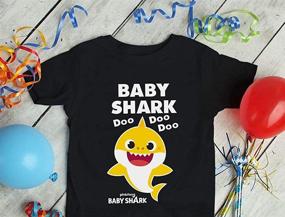 img 1 attached to 🦈 Baby Shark Doo Doo Doo T-Shirt for Boy and Girl Toddler Kids Outfit