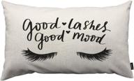 hosnye lashes pillow sketched cushion логотип