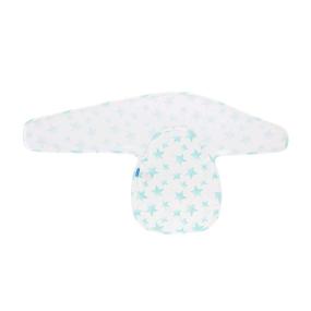 img 3 attached to 🌟 Tommee Tippee Groswadle Newborn Baby Cotton Hip-Healthy Swaddle Alternative - Star Bright - Birth to 12lbs, White, 0-3 Months: Exceptional Comfort and Optimal Hip Support for Your Little One!