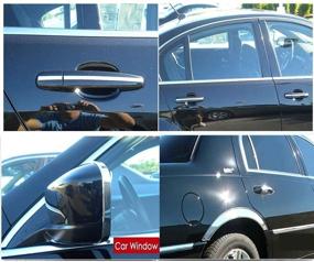 img 2 attached to «🚗 Премиум 0,5-дюймовая (12 мм) Широкая Самоклеящаяся Хромированная Отделка для Автомобиля - 25 футов Автомобильная полоса кузова | Улучшитель окон и дверей без царапин для автомобилей и грузовиков»