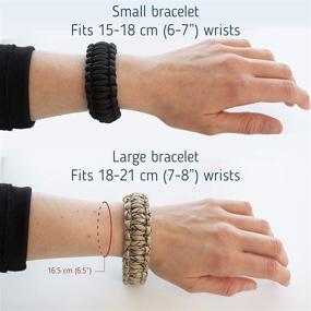 img 3 attached to 🧗 The Friendly Swede Paracord Survival Bracelets: Set of 2 with Easy Open Clasp for Ultimate Convenience