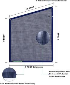 img 1 attached to Leaveshade Tentproinc ●Motorhome Sunblocker Sunscreen 3