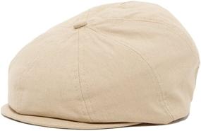 img 3 attached to 🧢 Scally Cap Hat for Toddler Boys: Tan and Brown Newsboy Style for Kids who Love Fashion