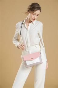 img 2 attached to 👜 Stylish Medium Crossbody Purse for Women: Multiple Interior Pockets, Adjustable Shoulder Strap & More!