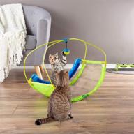 discover endless fun with the petmaker interactive cat toy rocking 🐱 activity mat – swing, sisal scratching, hanging toy & rolling ball combo! logo