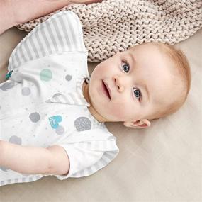 img 3 attached to 👶 Love To Dream Swaddle UP Transition Bag Lite: White, Medium Size (13-19 lbs) with Zip-Off Wings - Safely Transition Baby from Swaddling to Arms-Free Sleep