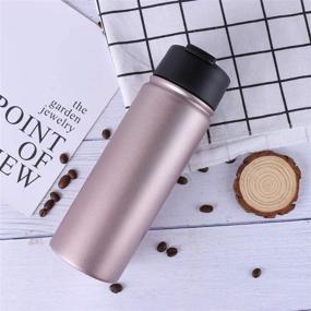 img 3 attached to 🌹 Rosegold Insulated Tumbler: 18/8 Stainless Steel Infuser Travel Mug with Removable Loose Leaf Tea Strainer Bottle