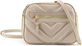 img 4 attached to MAXWISE Crossbody Quilted Crossbody Shoulder Women's Handbags & Wallets