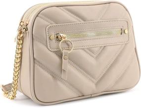 img 3 attached to MAXWISE Crossbody Quilted Crossbody Shoulder Women's Handbags & Wallets