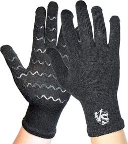 img 4 attached to 🧤 Non-Slip Carpal Tunnel Gloves Pair - Vital Salveo Touchscreen Full Finger Arthritis Support