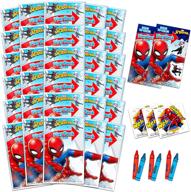 spiderman activity party favor bundle logo