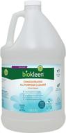 🌿 biokleen all purpose cleaner - super concentrated, eco-friendly - 128 oz - plant-based formula, no artificial fragrance, colors, or preservatives logo