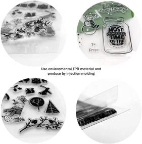 img 2 attached to 🎄 7-Piece Merry Christmas Silicone Clear Stamps: Perfect for DIY Cards, Scrapbooking & Decorations