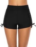 lecieldusoir waisted boyshort swimsuit: chic women's swimwear for unparalleled comfort and style logo