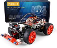🚗 sunfounder raspberry pi car kit for adults - picar-s | visual programming with ultrasonic sensor, light following & line following modules logo
