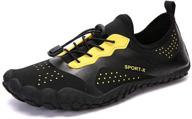 👟 optimized for seo: lightweight quick-dry barefoot women's jogging shoes with drainage - perfect for athletics logo