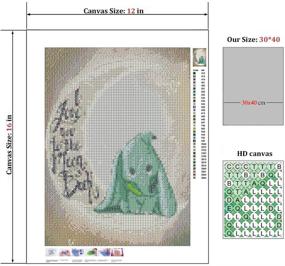 img 2 attached to Набор для Даймонд-пэинтинга Offito: полное покрытие сверкающими стразами, собственноручно создаваемый художественный образ слона, кристаллы 5D, идеальное дополнение для интерьера дома и прекрасный подарок для взрослых и детей.