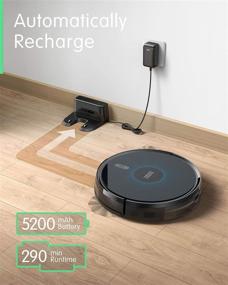 img 1 attached to 🤖 Z50 Robot Vacuum Cleaner by ZOOZEE - 2-in-1 Vacuum and Mop with 5200mAh LG Battery, 3000Pa MAX Suction - Works with Alexa & Siri - Automatic Recharge - Ideal for Pet Hair, Hard Floors, and Carpets