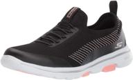 👟 skechers women's go walk 5-15918 sneaker: comfy and stylish footwear for active women logo