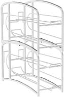 🥫 auledio stackable beverage can dispenser rack - organize and store canned food and beverages efficiently - 2 pack, sliver логотип