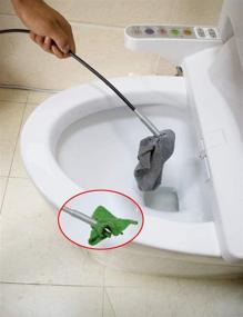 img 2 attached to 🚰 AUSAYE 79 Inch Sink Snake: Claw Grabber Tool for Pick up, Sink Drain Clog Remover, Plumbing Snake for Tube Drains, Sewers, Hair Removal