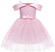 🌈 stunning toddler rainbow pageant dresses for girls: sparkly princess gown for tutu parties (2-10years) logo