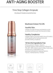 img 1 attached to 🌿 PLANT BASE Time Stop Collagen Ampoule 20ml - 76.53% Mushroom Extract, K-beauty