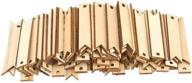 🌲 pack of 100 unfinished wooden slices with holes - natural wood tags for card crafts and decor logo