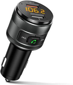 img 4 attached to IMDEN Bluetooth 5.0 FM Transmitter for Car: Stream Music, Hands-Free Calls, 2 USB Ports Charger