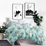 carisder microfiber pineapple bedding comforter logo