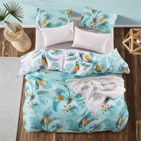 img 3 attached to Carisder Microfiber Pineapple Bedding Comforter