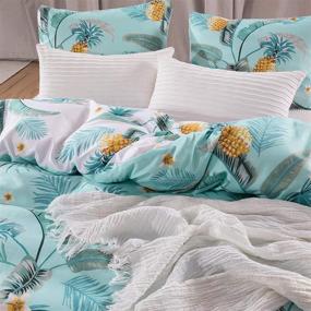 img 2 attached to Carisder Microfiber Pineapple Bedding Comforter