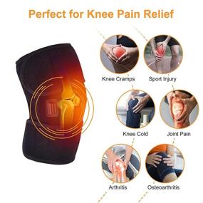 img 3 attached to Knee Heating Pad with Adjustable Heat-settings - Pain Relief for Arthritis & Joint Pain