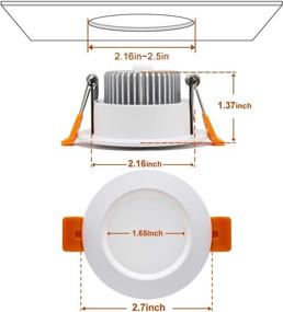 img 2 attached to 💡 YGS Tech Recessed LED Downlight - Equivalent to Traditional Lighting