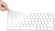 🔆 eoocoo magic keyboard cover skin protector mla22ll/a a1644 - clear tpu: a perfect fit for imac magic keyboard логотип