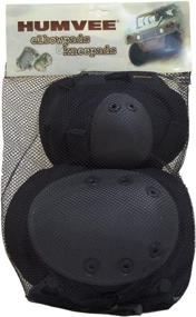 img 1 attached to 🔧 Improved CampCo Humvee HMV-KEP-B Anti-Skid Knee and Elbow Pads with Enhanced Foam Padding, in Sleek Black