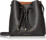 calvin klein gabrianna novelty shoulder women's handbags & wallets for shoulder bags logo
