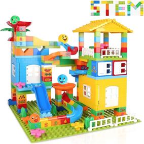img 4 attached to 🧱 Toddlers' Marble Building Exercise Construction Set