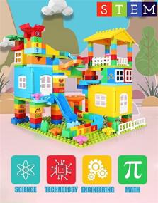 img 2 attached to 🧱 Toddlers' Marble Building Exercise Construction Set