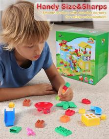 img 1 attached to 🧱 Toddlers' Marble Building Exercise Construction Set