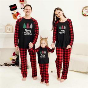 img 2 attached to Haokaini Christmas Matching Sleepwear Nightgown Apparel & Accessories Baby Girls