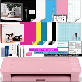 img 4 attached to 🎨 Silhouette Cameo 4 Pink Bundle: Vinyl & Heat Transfer Starter Kit, Autoblade 2, Pens, Vinyl Tool Kit, Ebooks, Tutorials, Classes