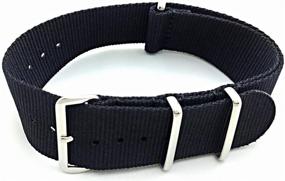 img 1 attached to Strap Vintage Fabric Replacement Brings Men's Watches and Watch Bands