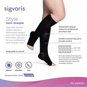 img 3 attached to SIGVARIS OPAQUE Compression Socks 20 30MmHg