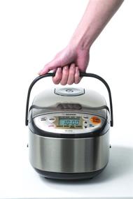 img 3 attached to Zojirushi NS-LHC05 Micom Rice Cooker & Warmer: Efficient Stainless Dark Brown Appliance